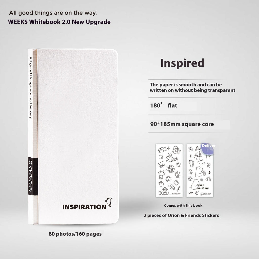 Livre Petit Livre blanc Simple Style Plaid Journal Livre Notebook pour enfants