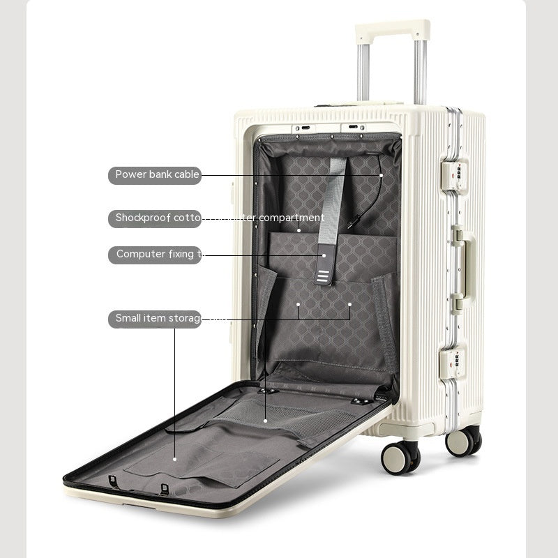 Chariot Cadre en aluminium Grande capacité Avant Ouverture Bagage