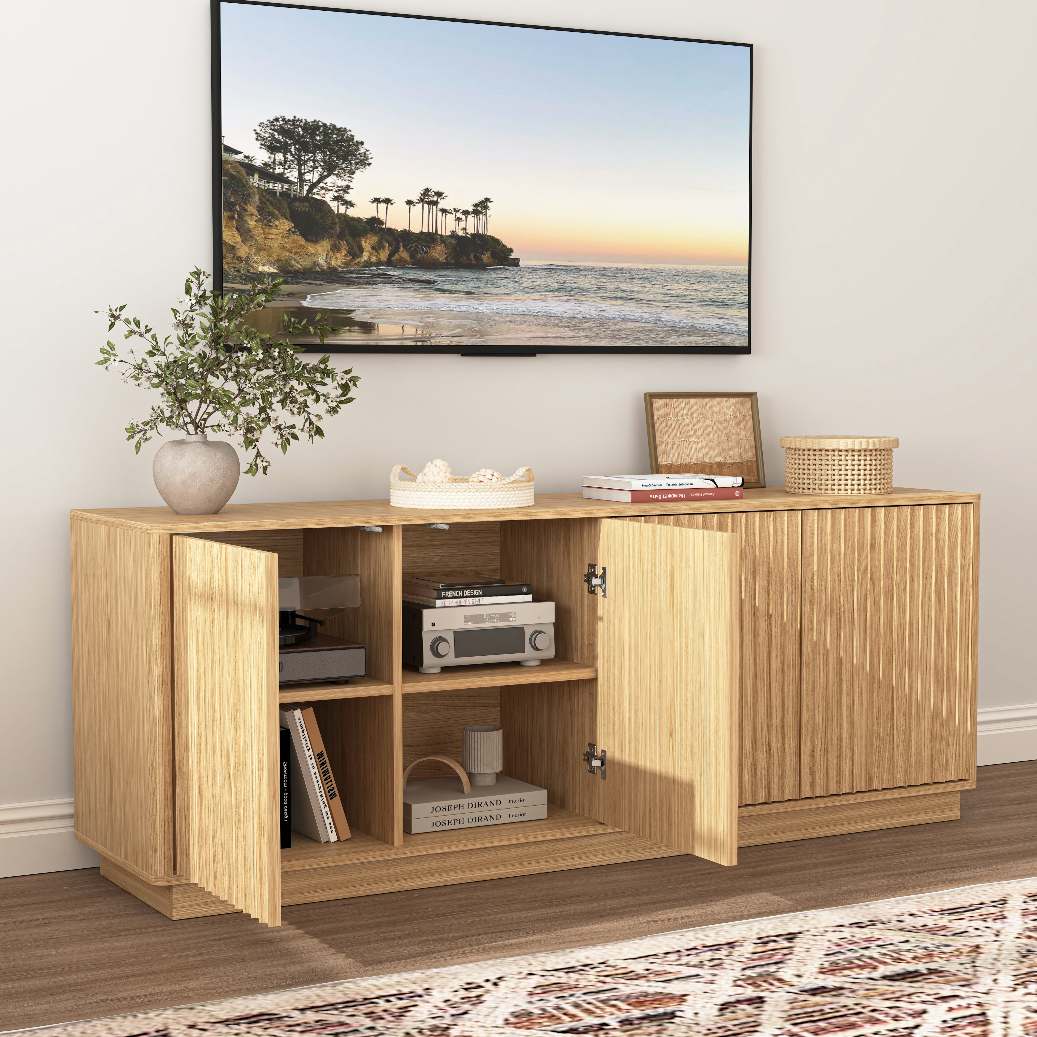 Armoire à buffet avec rangement