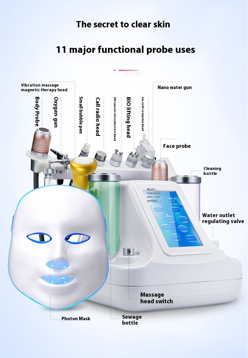 Beauty Instrument Cleaner Face Oxygen Injection Spray de peau Salon de beauté Mésothérapie Couleur
