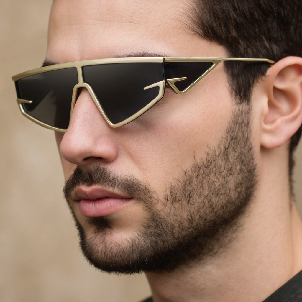 Lunettes de soleil Cat-Eye de mode européenne et américaine pour hommes