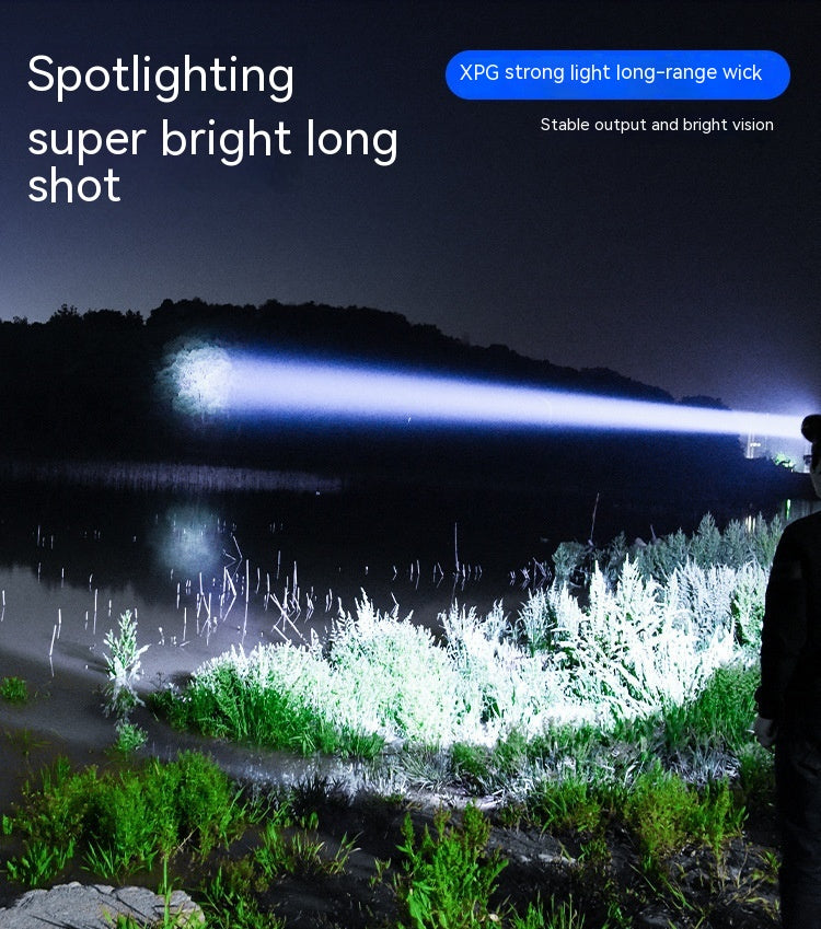 Multifonctionnel Silicone Night Running Induction télescopique Zoom Outdoor Led Emergency Lig