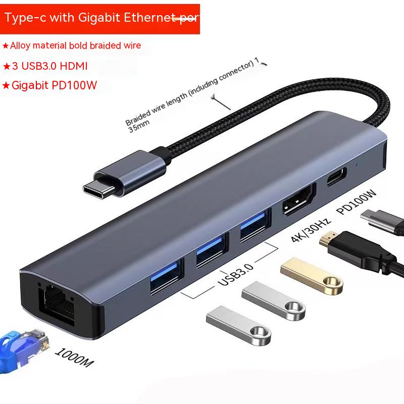 Expansion de l'interface de foudre Dock Mouse Keyboard OTG Adaptateur Typec