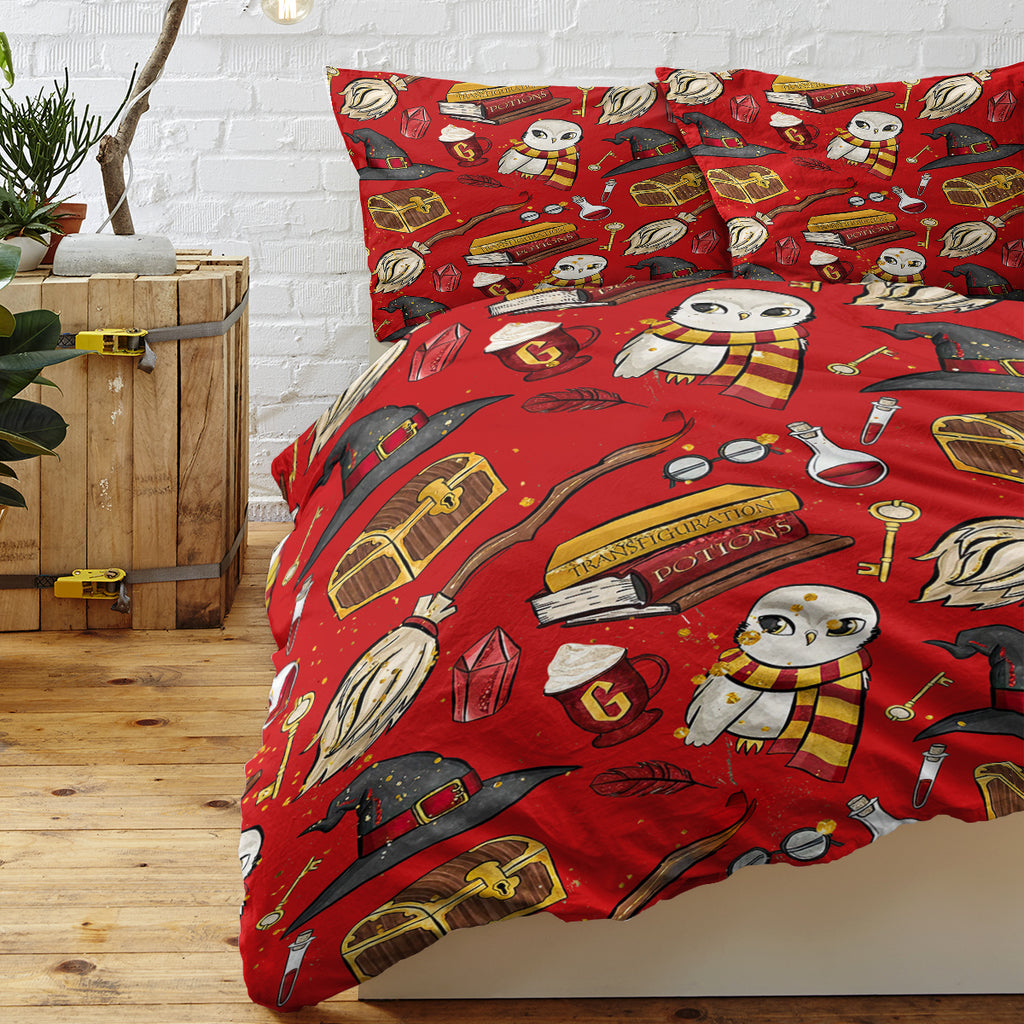 Ensemble de literie de couverture de couettes d'Halloween 3PCS