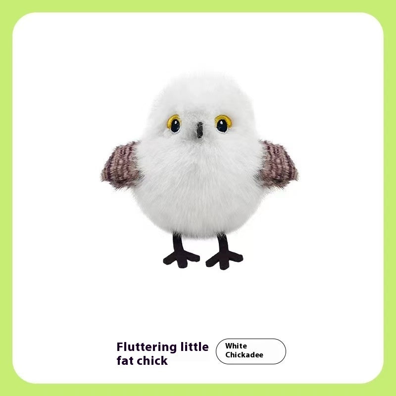 Flûte de gravité Petit gros chat auto-salonnage Jouet Stuffy Simulation Bird