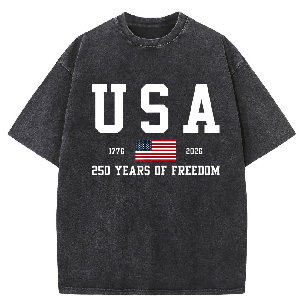 T-shirts en coton imprimé pour hommes et femmes
