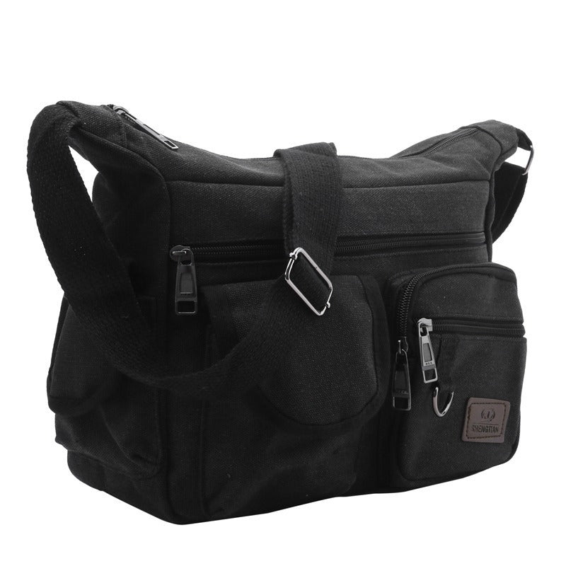 Sac en toile simple Sac à épaule pour corps croisés de grande capacité