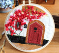 Broderie artisanale Package de matériaux Paysage architectural spécial Courtyard Chunsheng K