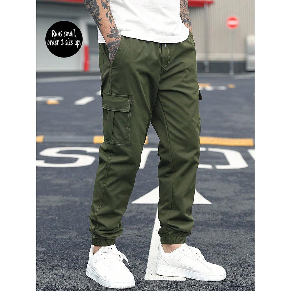 Pantalon casual pour hommes de sport multi-poches