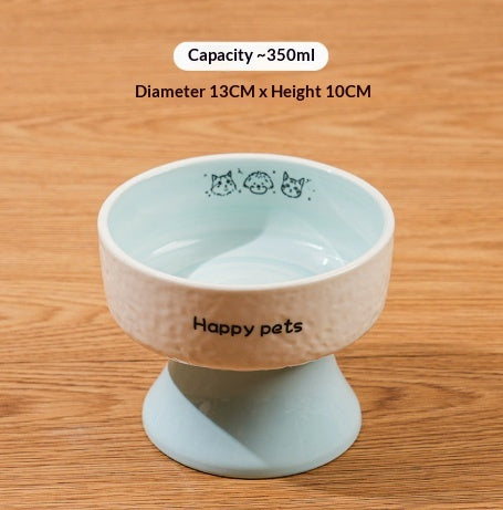 Ceramic Bowl Set Elévated Pet Bowls Food Bowl et Water Bowl pour chiens et chats