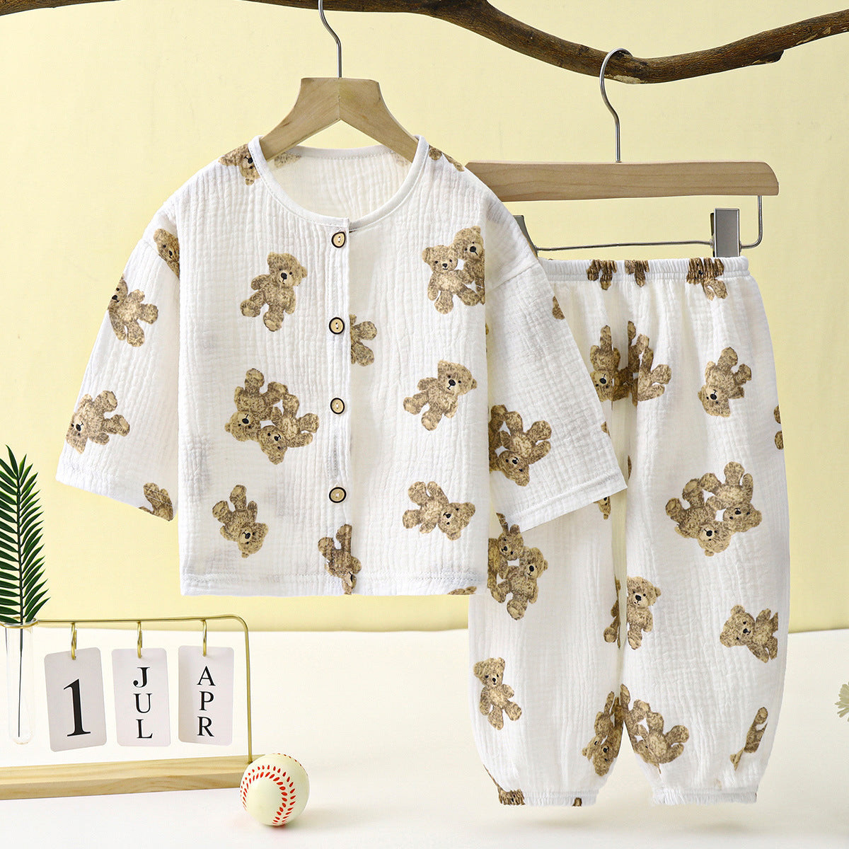 Garçons Top et Pantalons en coton manches longues