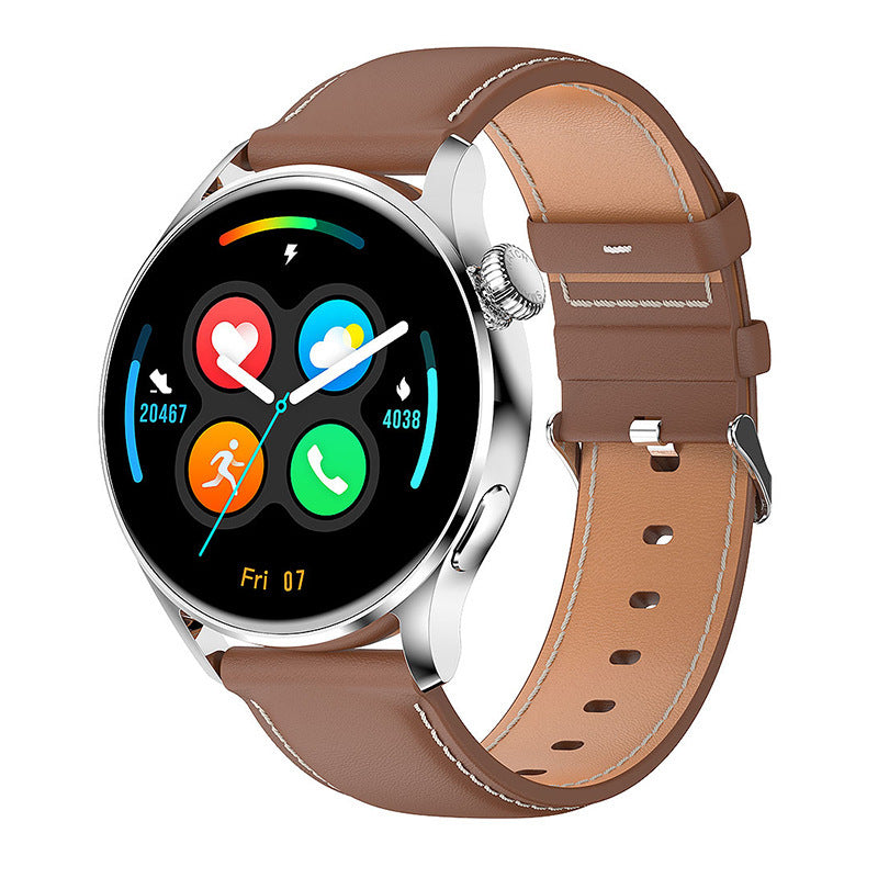 Smartwatch pour adultes avec surveillance du rythme cardiaque Suivi de la condition physique et fonctionnalités de la voix intelligente