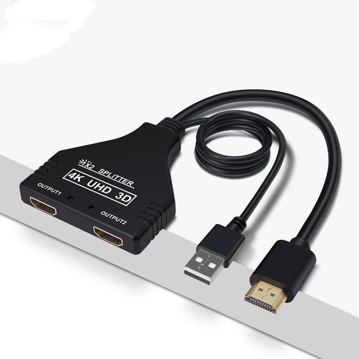 Un distributeur HDMI divisé en deux avec alimentation USB