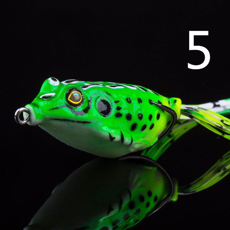 Bionic Thunder grenouille oeuf grenouille noir costume haute carbone acier crochet double