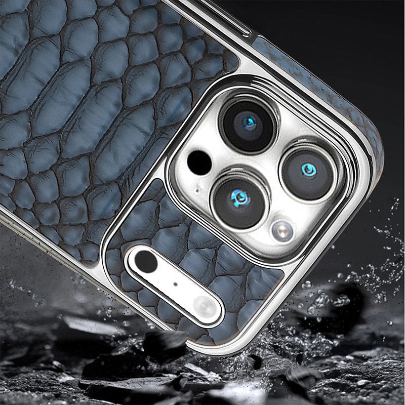 Leather véritable avec snake-pattern Design Léger-luxe Business Style Case pleine enveloppe
