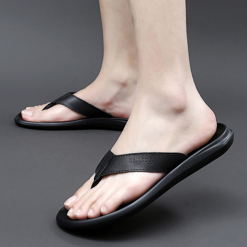 Flip-flops Flat-soled outdoor sandals Men's style