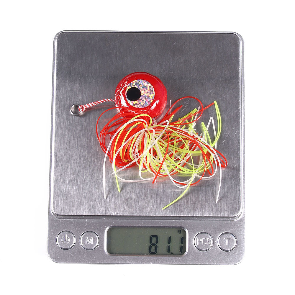 Lead Sinker Multi-color Big Head Lead Bait 80g Sea Fishing Crochet Lead Head Lure
