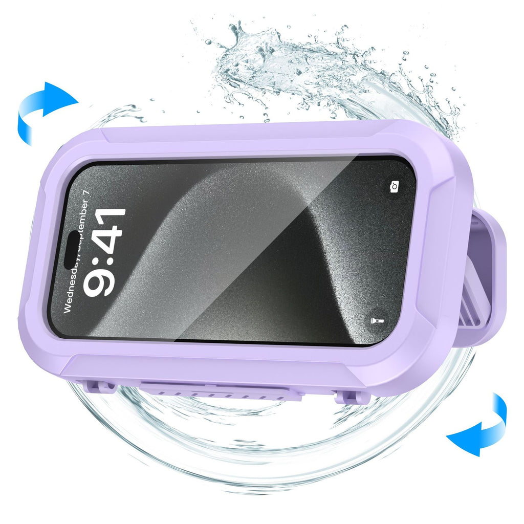 Salle de bain Étanche Étui de téléphone Douche Dispositif de streaming avec écran tactile et non-
