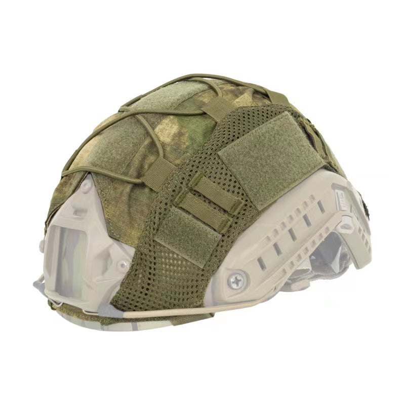 Couverture casque Camouflage avec cordon élastique Tactique Couverture casque Camouflage