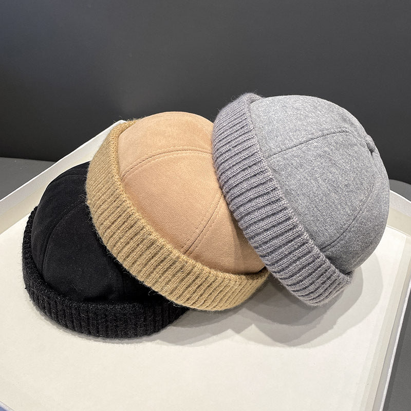 Chapeau de peau de cerf d'automne et d'hiver