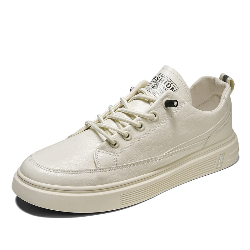 Style coréen Fashionable All-match Blanc Chaussures Homme mince Casual Respirant Toile Sneaker