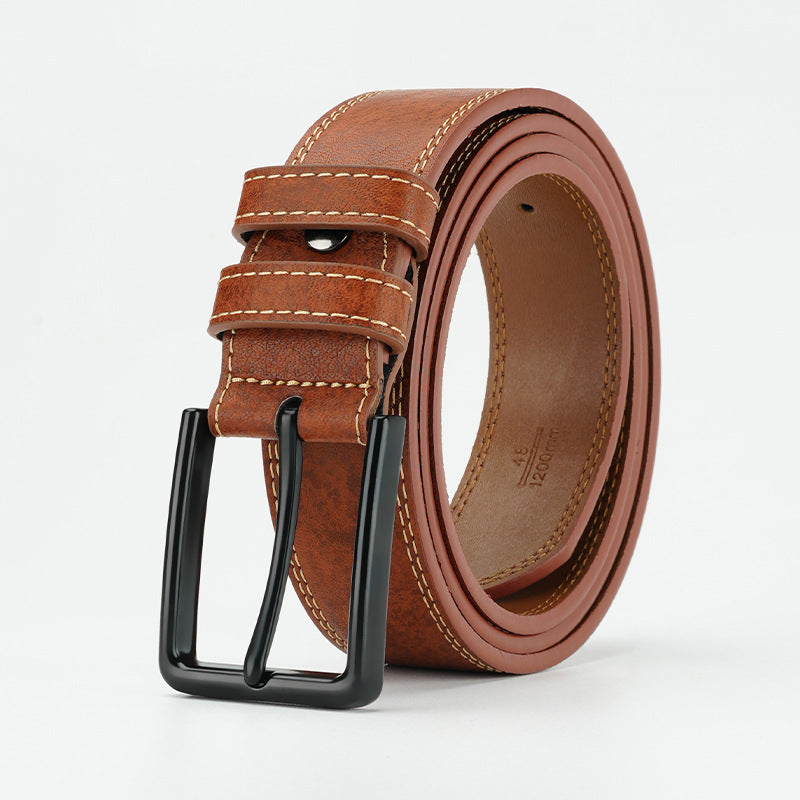 Retro Style Ceinture en Cuir Homme Nouveau