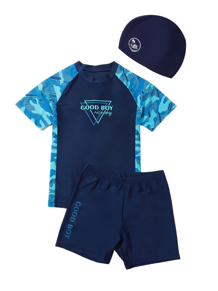Maillots de bain pour enfants Garçons Big Children Split Fat Children's Big Children's Spring Natation