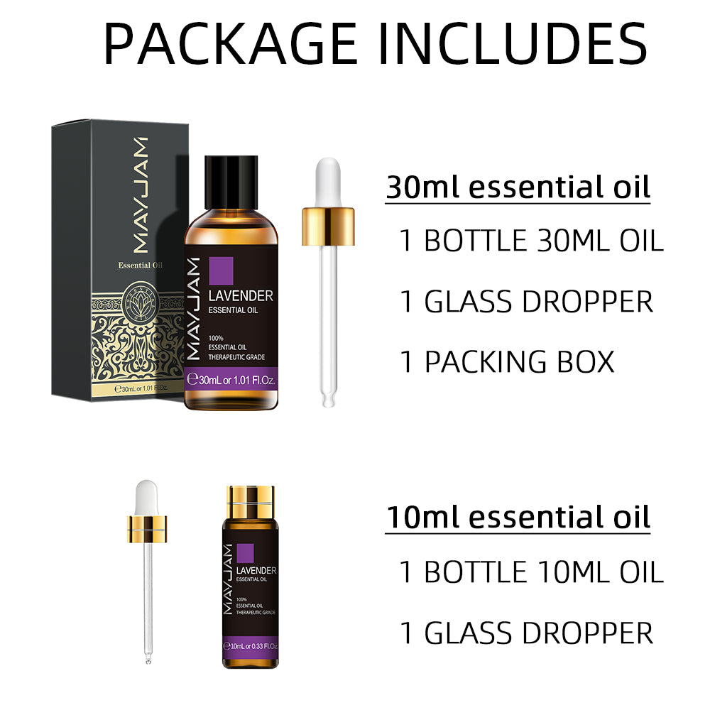 MAYJAM 10ml 30ml Huiles essentielles pour diffuseur d'humidificateur