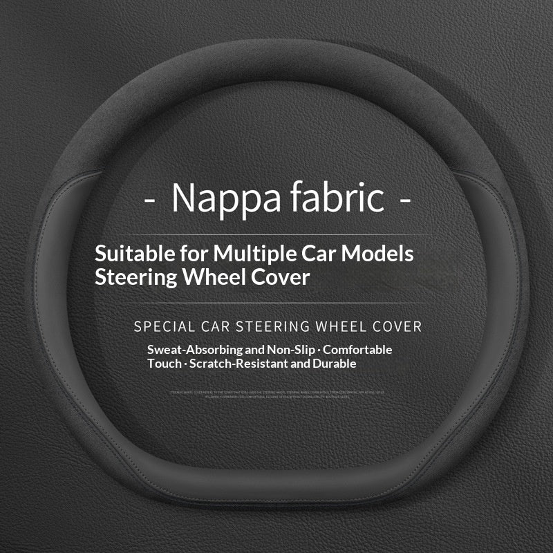 Couvre volant respirant antidérapant Car Fibre de carbone antidérapante à usage spécial