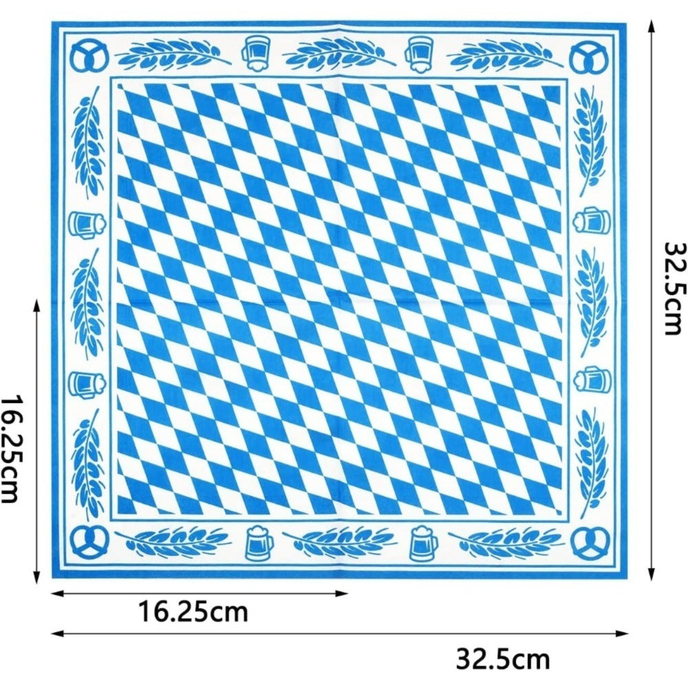 Paquet de 40 serviettes Oktoberfest