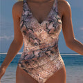 Femmes Une pièce Deep-V Sexy Strap maillot de bain