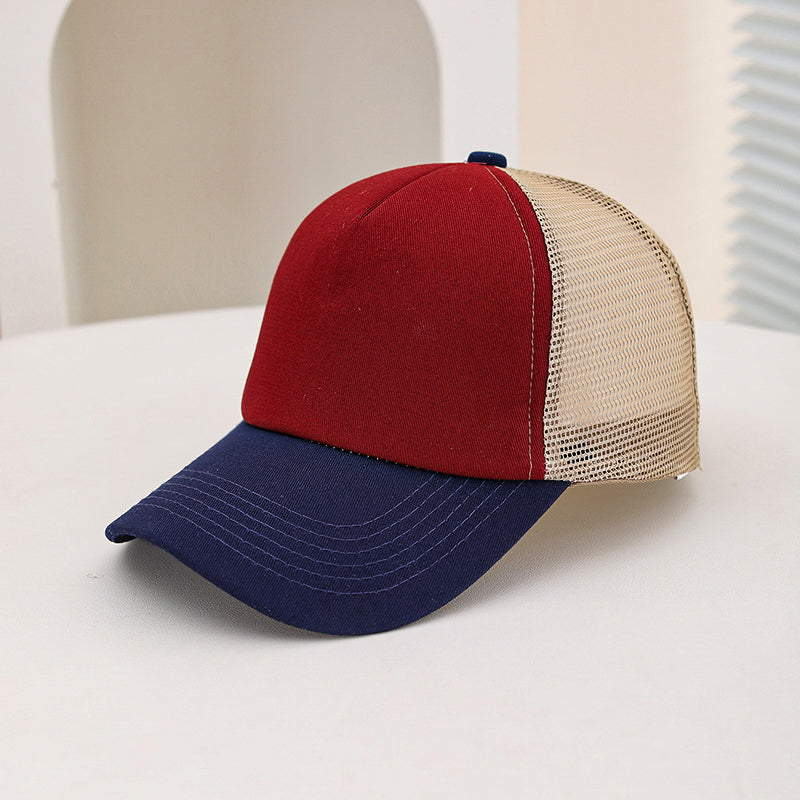 Chapeau de camionneur multicolore pour homme pour la protection contre le soleil