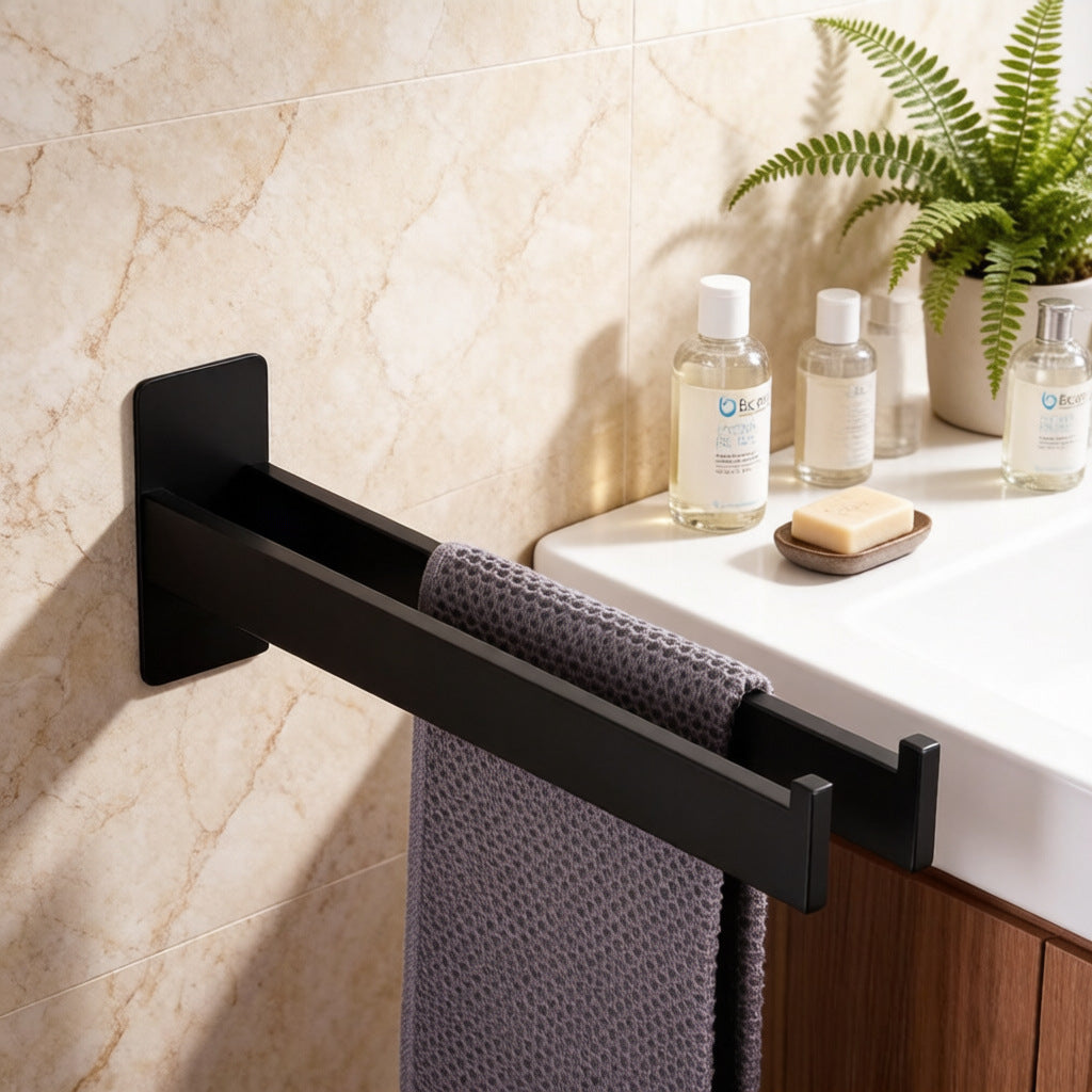 Porte serviette en acier inoxydable pour la salle de bains