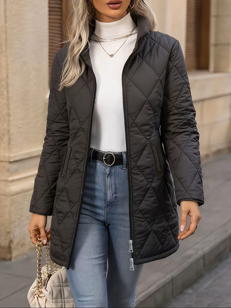 European and American-style Mid-long Cotton Couette avec un point de diamant