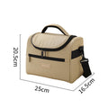 Travailleurs de bureau Large-Capacity Isolated Sac à lunch avec bandoulière