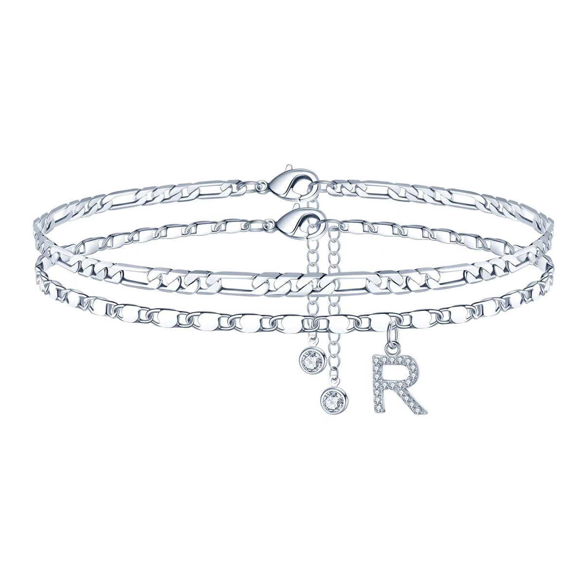 Pendentif anglais en zircon avec chaîne NK