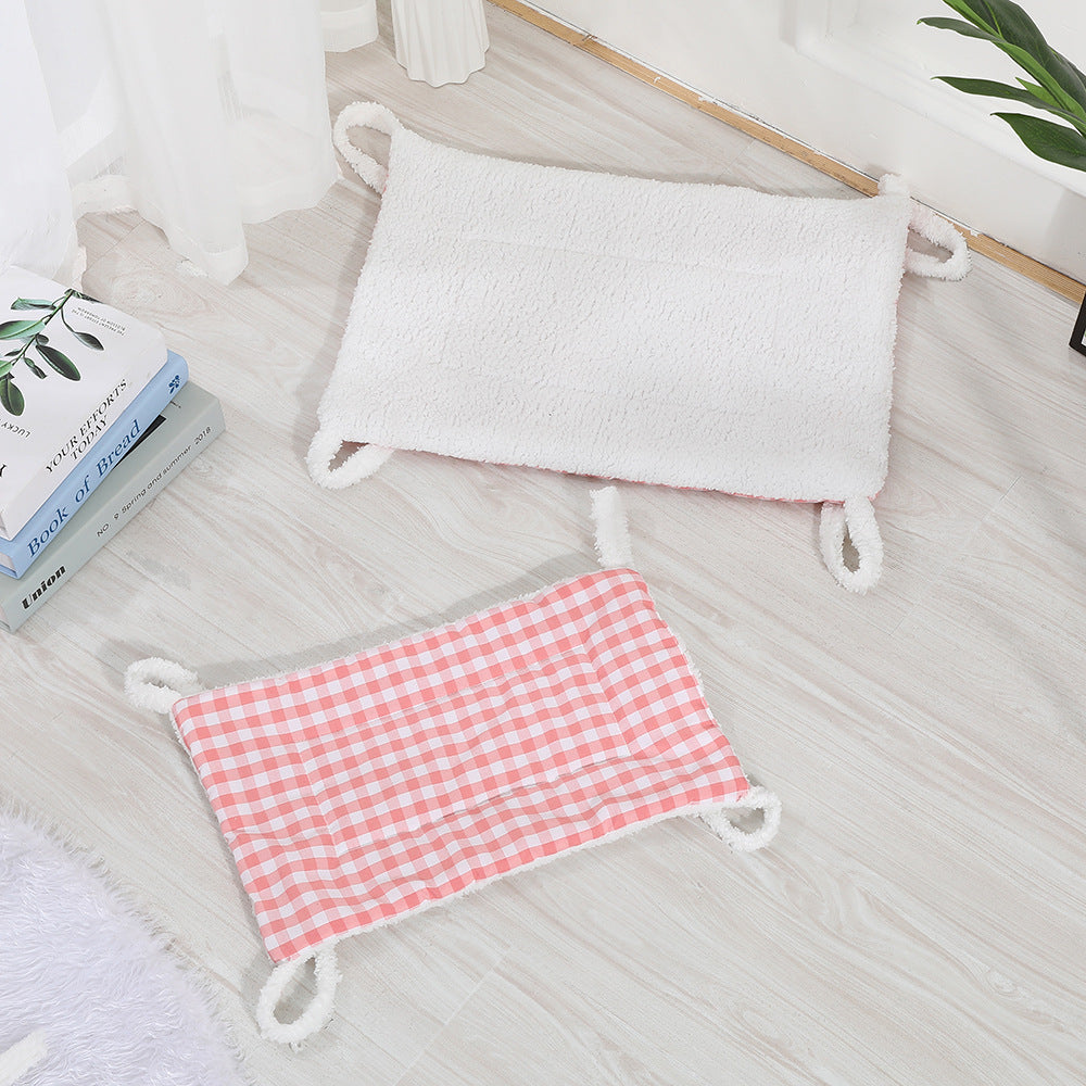 Cage Mat de chien fixe Tapis de couchage Kennel Quatre modèles de saison Cat Nest chaud Mat Pet Suppli