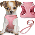 No Pull Dog Puppy Harness and Leash Set Veste de Mesh Reflective