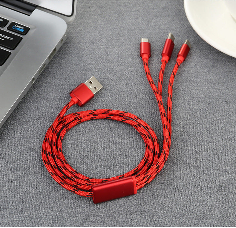 Câble de recharge de téléphones portables 3 en un