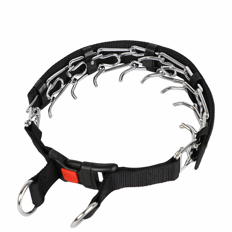 Removable metal iron stimulation dog training collar