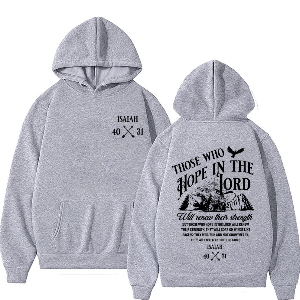 Christian Jesus Letters Imprimer Hoodies Hommes Vêtements Femmes