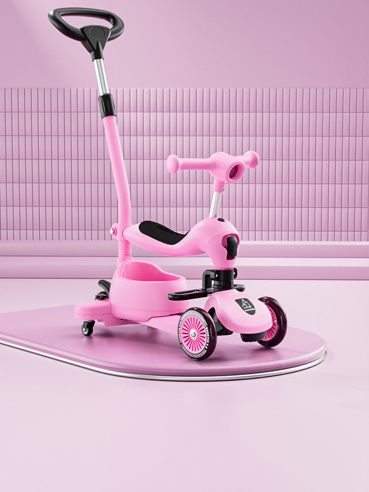 Scooter bébé peut s'asseoir pousser ou glisser