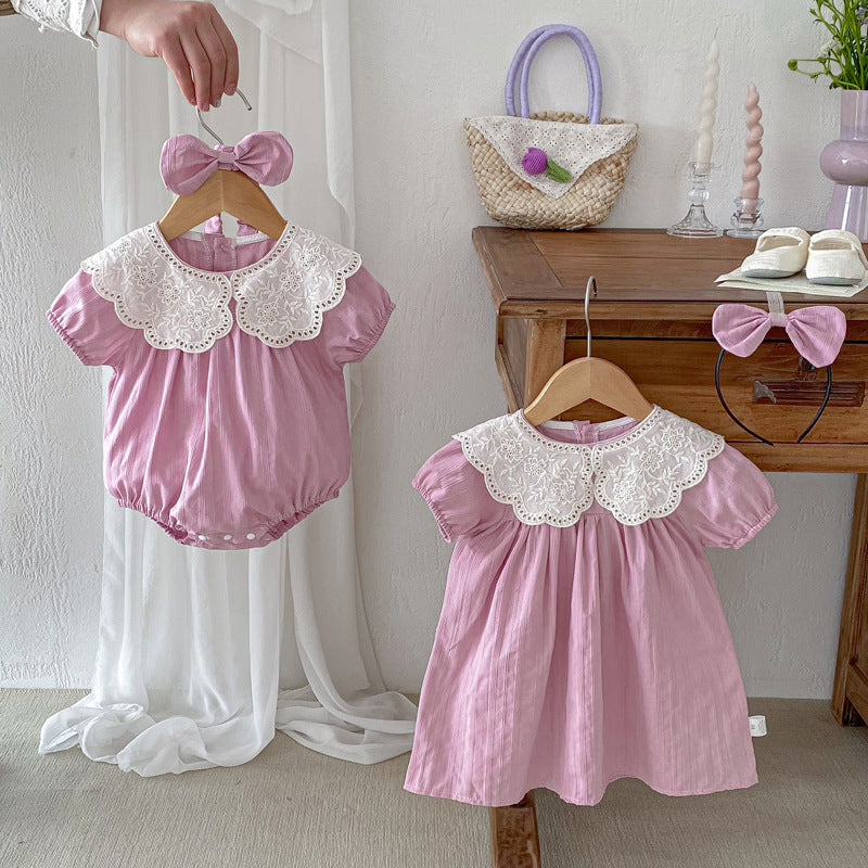 Vêtements d'été à un bouton pour bébés