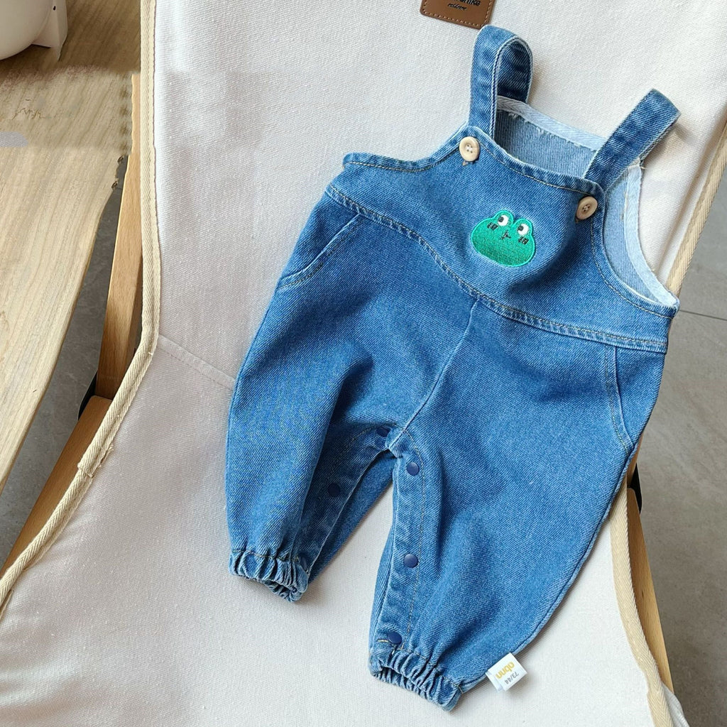 Pantalons à dos en denim simple mode pour garçons