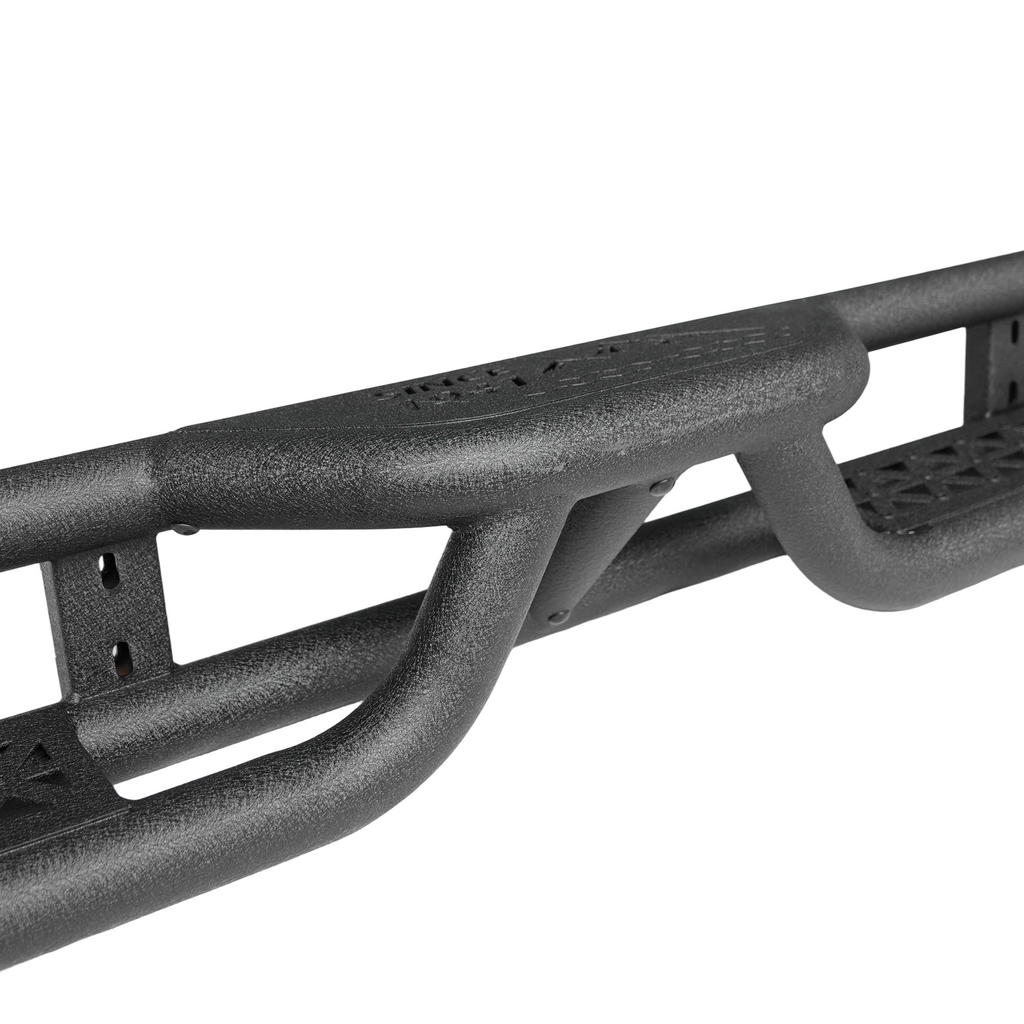 Enduit noir carbone 6-Inch 2-Stairs côté rails Étape Barres Acier Barres Nerf Courant