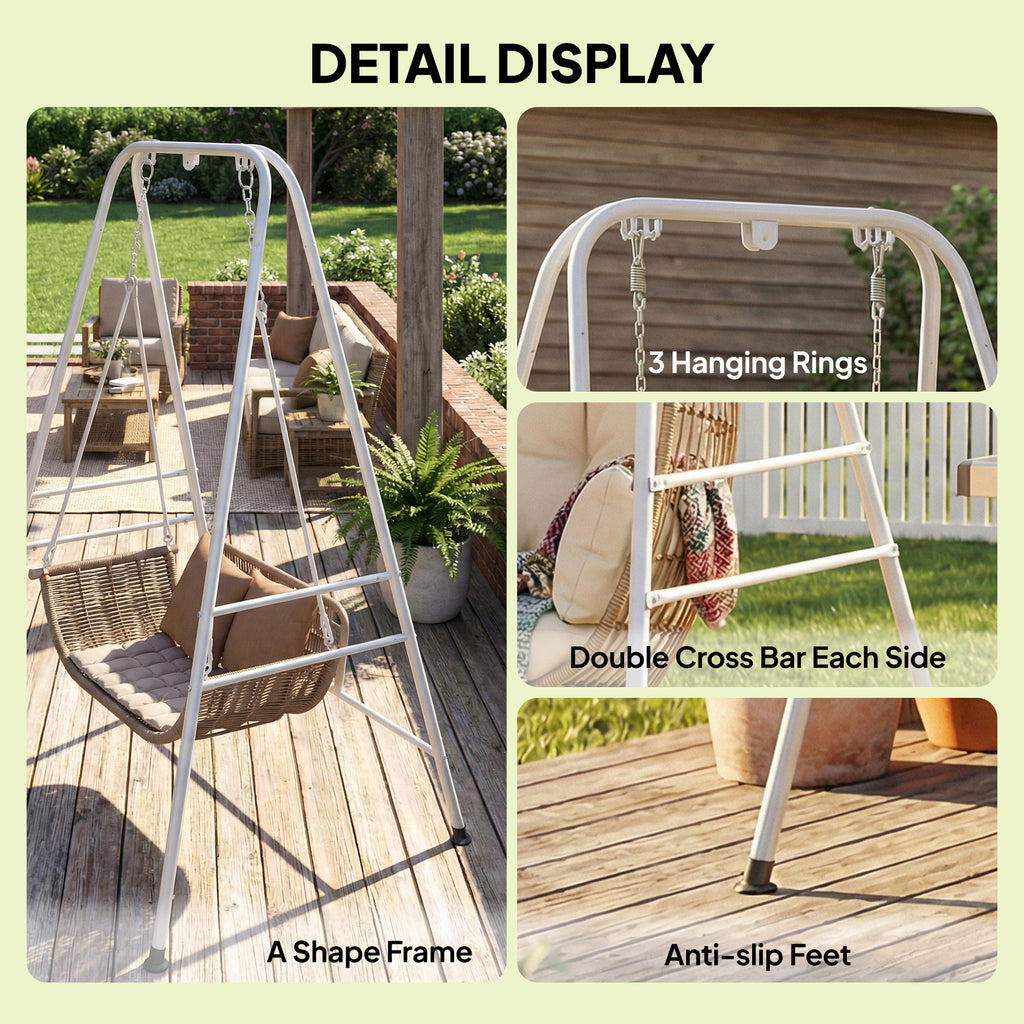 Support de chaise Hamock à usage intérieur et extérieur avec des coussinets antidérapants
