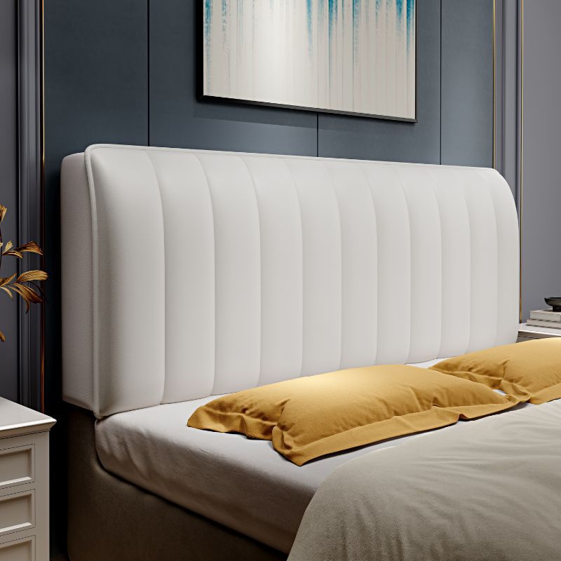 Style Entièrement enveloppé sans lavage Faux cuir tête de lit couverture