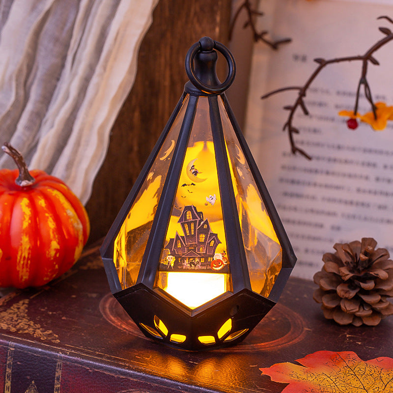 Décorations d'Halloween Kidsren Satchel Pumpkin Lantern Party Atmosphère Props Bureau Orne