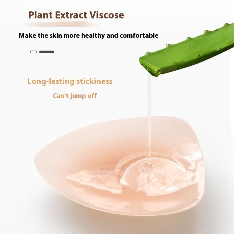 Couverture de mamelons invisible Anti-exposition Silicone Nubra