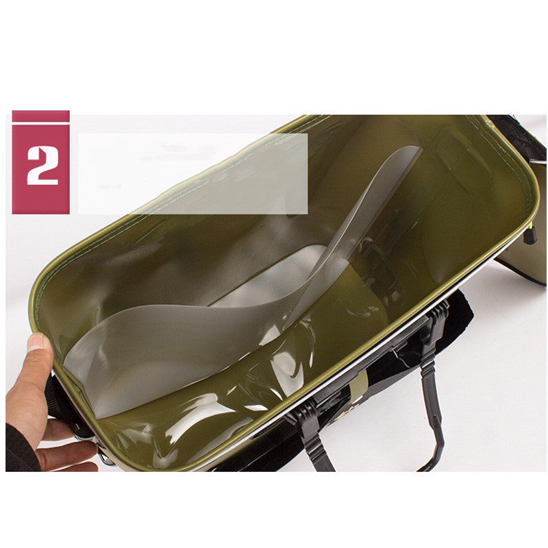 Boîte de pêche Bucket de poisson vivant Poisson pliable